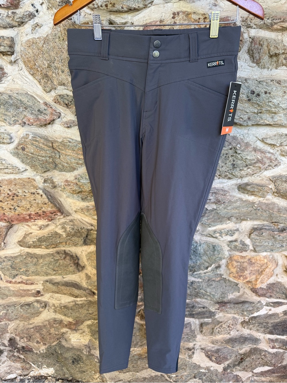 Brand New Kerrits Crossover II Breeches Size Medium Grey